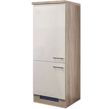 Armoire haute avec deux portes et poignées