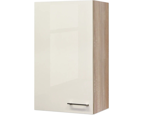 Armoire suspendue avec porte et poignée
