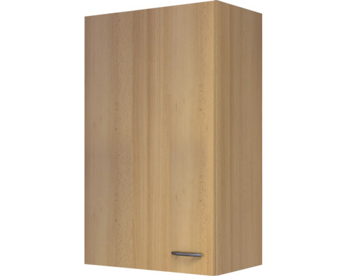 Hängeschrank mit Holzdekor und Griff