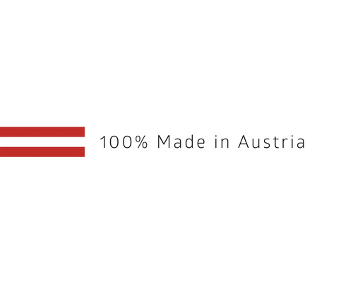 100 Prozent hergestellt in Österreich