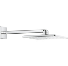 Quadratischer Duschkopf mit Wandarm