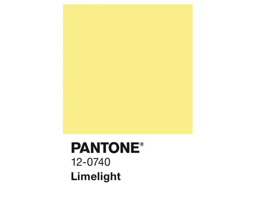 Couleur Pantone 12-0740 Limelight