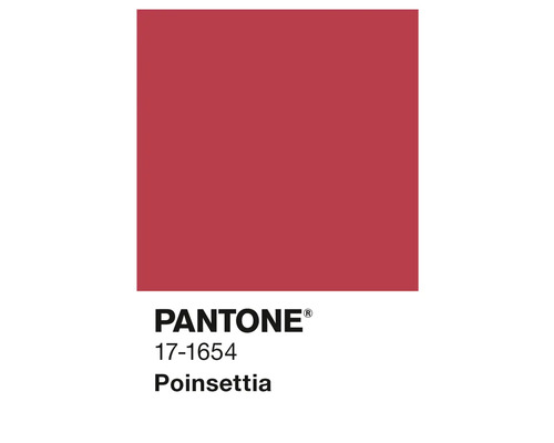 Nuancier Pantone 17-1654 Poinsettia