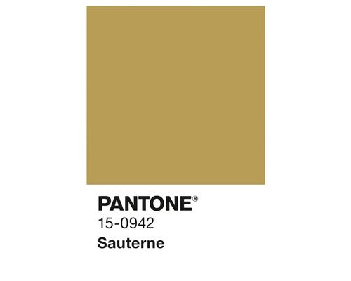 Champ de couleur Pantone 15-0942 Sauterne