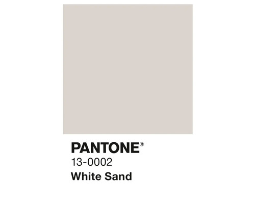 Nuancier de couleurs Pantone 13-0002 White Sand