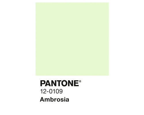 Teinte Pantone 12-0109 Ambrosia