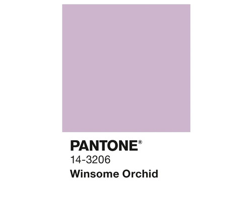 Couleur Pantone 14-3206 Orchidée Winsome