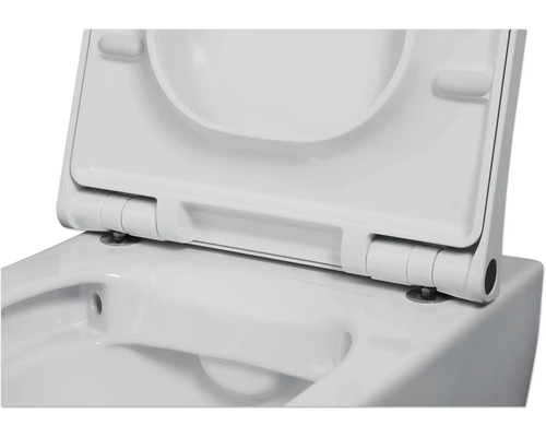 Image de toilettes blanches ouvertes