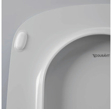 Vue détaillée d'un urinoir avec le logo Duravit