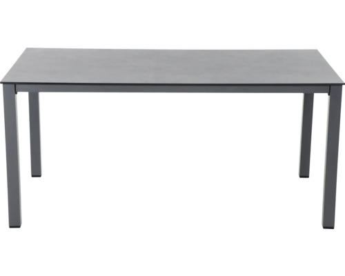 Rechteckiger Tisch mit Metallgestell