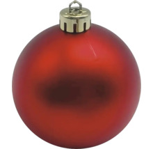 Boule de Noël rouge avec crochet