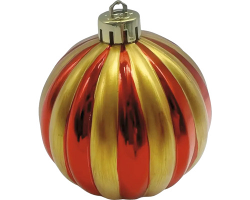 Boule de Noël avec motif à rayures