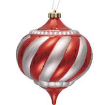 Décoration de sapin de Noël décorative avec motif rayé