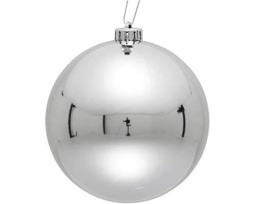 Boule de Noël argentée