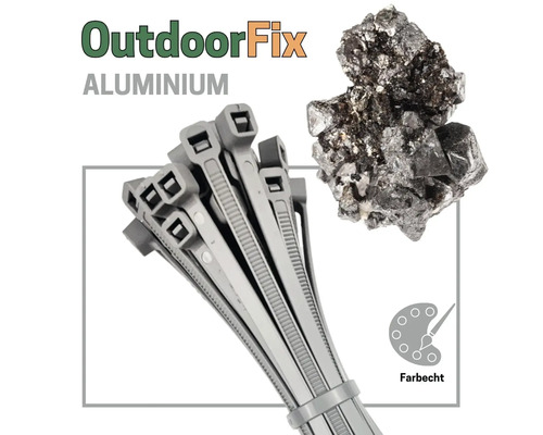 Lot de colliers de serrage en aluminium