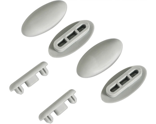 Six patins pour meubles en plastique