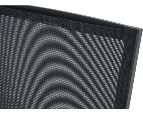 Detailansicht eines schwarzen Gitternetzes