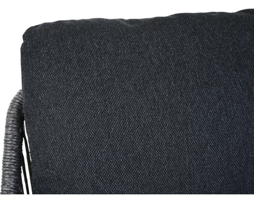 Vue détaillée d'un coussin de siège avec une structure tissée