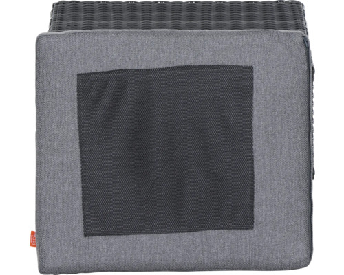 Gartenhocker mit Polsterauflage