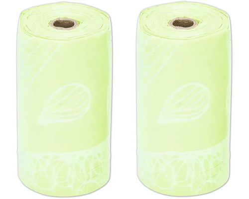 Zwei Rollen Hundekotbeutel