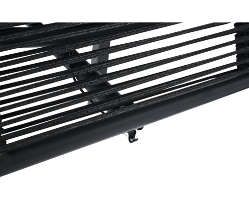 Vue détaillée d'une grille de barbecue