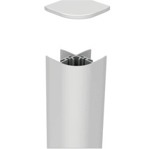 Profilé d''angle en aluminium avec couvercle