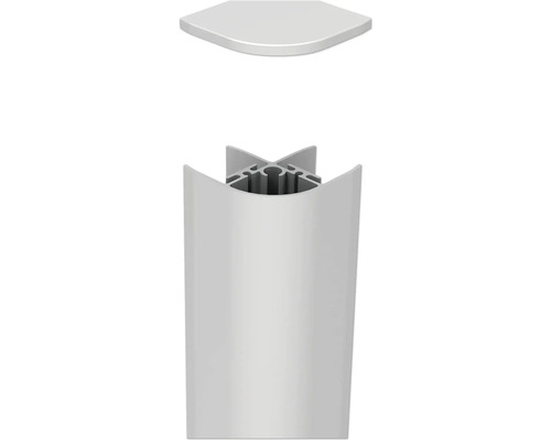Profilé d''angle en plastique avec embout
