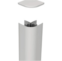 Profilé en aluminium avec capuchon d''extrémité