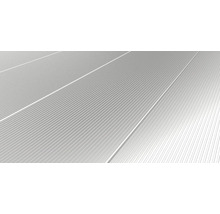 Profilé en aluminium avec surface rainurée
