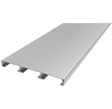 Lame de terrasse en aluminium avec surface rainurée
