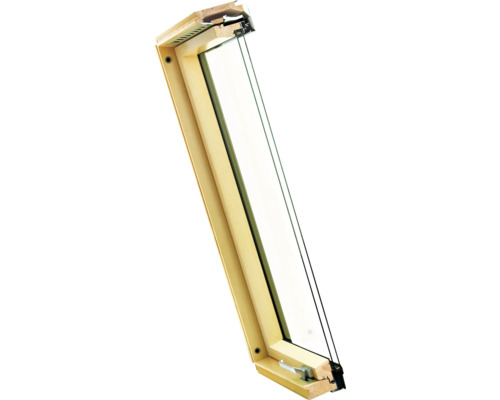 Fenêtre de toit en bois avec vitrage isolant