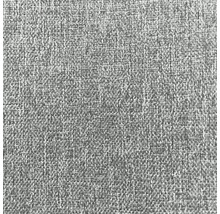 Gros plan d''un tissu d''ameublement gris avec une structure en lin