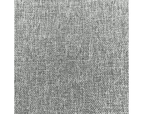 Gros plan d''un tissu d''ameublement gris avec une structure en lin