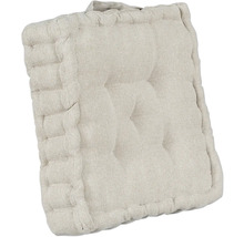 Quadratisches Sitzkissen mit Knopfheftung