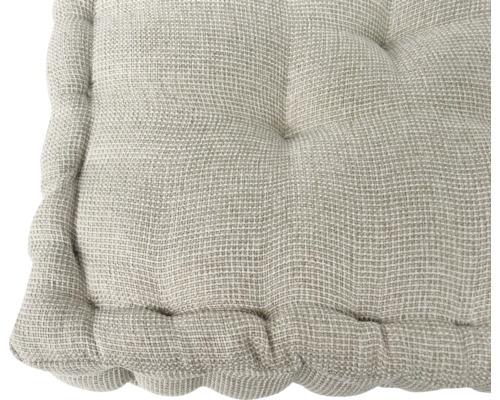 Quadratisches Sitzkissen mit gesteppter Oberfläche