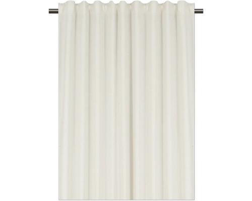 Gardine mit Faltenbandaufhängung