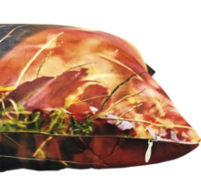 Dekokissen mit Reißverschluss und Herbstlaubmuster