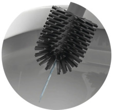 Brosse de toilette dans une salle de bains