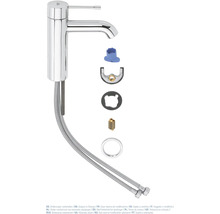 Robinet de lavabo avec accessoires de montage