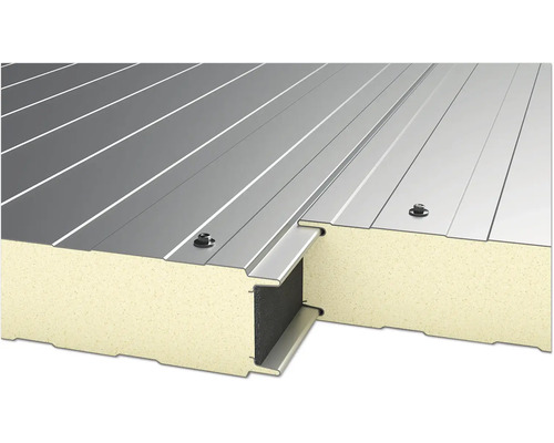 Sandwichelement für Dach mit Schrauben