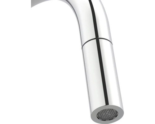 Vue détaillée d''un robinet en métal