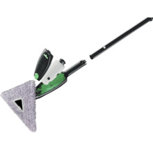 Nettoyeur vapeur avec pied triangulaire en microfibre et manche amovible