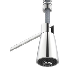 Robinet d''évier avec douchette et ressort spiralé