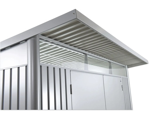 Metall Gerätehaus mit Doppeltür und Oberlicht