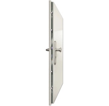 Vue détaillée d''une porte avec poignée et serrure de sécurité