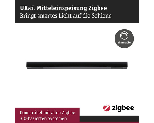 URail Mitteleinspeisung Zigbee für Schienensysteme, dimmbar