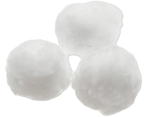 Trois boules de coton