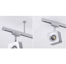Rail de plafond avec spot LED carré