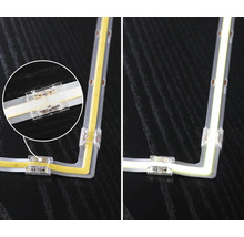 LED-Streifen mit Eckverbinder