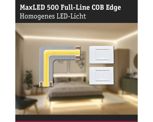 MaxLED 500 Full-Line COB Edge LED-Streifen und Zubehör zur Installation